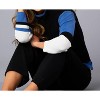 Women's Stripe Sleeve Mock Neck Sweater - Angel Apparel - 2 of 4