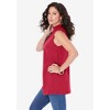 Roaman's Women's Plus Size Sleeveless Mockneck Ultimate Tee - 4 of 4