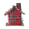 Northlight 4.25" Plaid Country Cabin Christmas Ornament - Red - 4 of 4