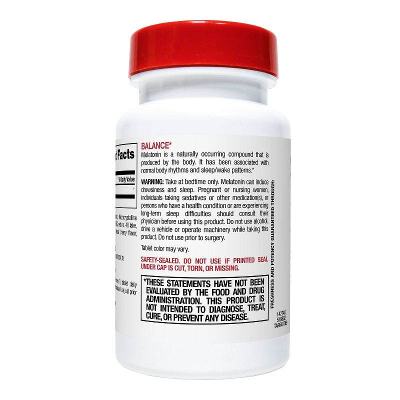 Melatonin Quick Dissolve Tablets - Cherry Flavor - 90ct - up &#38; up&#8482;, 4 of 7