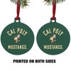 Cal Poly Mustangs Logo Aluminum Holiday Christmas Tree Ornament - 2 of 4