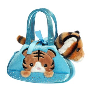 Aurora Small Peek-A-Boo Tiger Fancy Pals Fashionable Stuffed Animal Orange 7" - 1 of 4