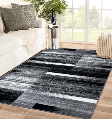 Luxe Weavers Abstract Geometric Color Block Area Rug