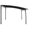 vidaXL Garden Sunshade Awning Patio Gazebo Canopy Pavilion Outdoor Balcony - Anthracite 118.1" x 118.1" x 100.4" - 3 of 4