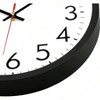 4 Pack Black Wall Clock 12 Inch Silent Non Ticking Quartz Round Analog Classic Modern Home Office Classroom School - 4 of 4