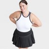 Women's High-Rise Woven Pleated Skort 15.75" - All In Motion™ - 3 of 4