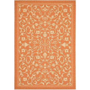 Courtyard CY2098 UV & Stain Resistant Non-Shedding Power Loomed Indoor/Outdoor Rugs - Safavieh - 1 of 4