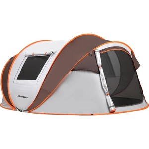 Acoinel Camping Instant Pop Up Tent, 4/6/8 Person, Water Resistant Dome, Easy Setup for Camping Hiking and Outdoor - 1 of 4