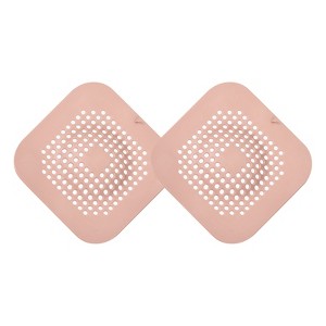 Unique Bargains Convex Anti-Slip Bathroom with Suction Cups Drain Protector - 1 of 4