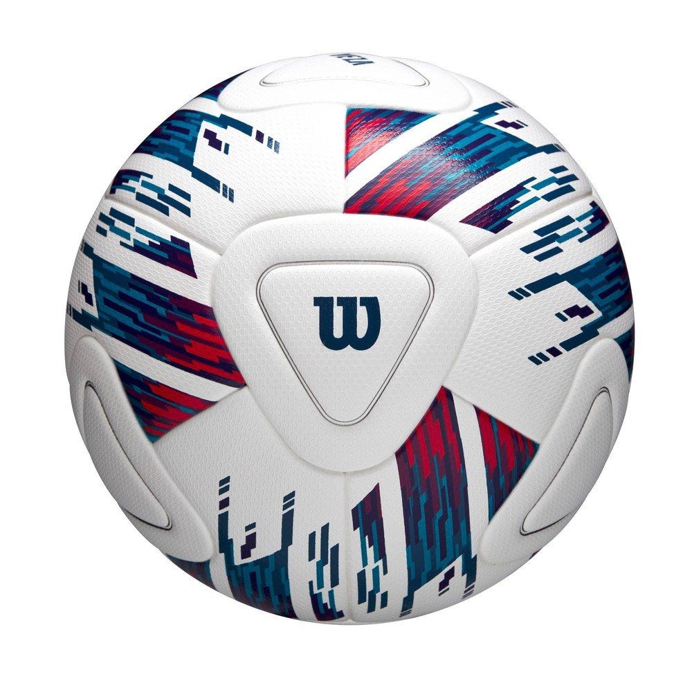 Wilson Size 5 NCAA Veza Soccerball - Purple/White/Blue: TPU Shell, Ages 12+