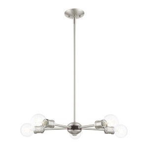 Livex Lighting Lansdale 5 - Light Chandelier in  Brushed Nickel - 1 of 1