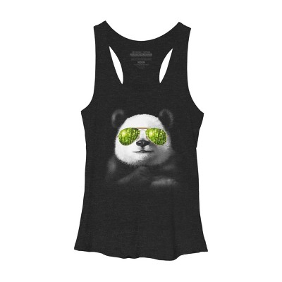 Women's Design By Humans cool panda By jun_salazar216 Racerback Tank Top