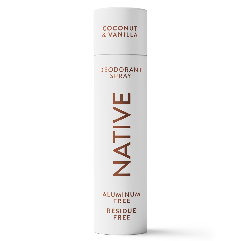 Photos - Deodorant Native Spray  for Women & Men - Coconut & Vanilla - Aluminum-Free 3.5oz 