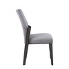 21" Seat Height Fabric Armless Side Chair with Foam-Filled Medium-Firm Cushion (Set of 2) - 3 of 4