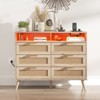 Natural 6-Drawer Double Dresser For Bedroom, Living Room, Entryway - 4 of 4