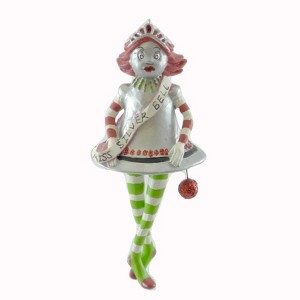 Holiday Ornament 3.25 In Glitterville Mini Ornament Christmas Tree Ornaments - 1 of 2