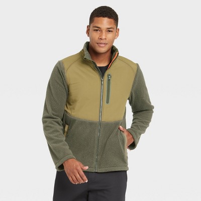 mens sherpa jacket target