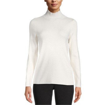 Anne Klein Womens Solid Pullover Sweater