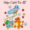 Junior's Pokemon Gotta Catch ‘Em All Flowers Trio T-Shirt - 2 of 3