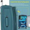 3-Piece Softside Luggage Set,Carry On Suitcase,Medium and Large Expandable Suitcases with Spinner Wheels and TSA Lock (20"/24"/28")–Cuddlewood - 3 of 4