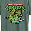 Women's - Teenage Mutant Ninja Turtles - Gaming Group And Logo Short Sleeve Graphic T-Shirt - 2 of 4