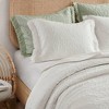 Sapphtopaz 3 Pcs Cotton Comforter Set Cozy Bedding Set, Bedspread Set Premium Cotton Poly Blend, 1 Bedspread, 2 Pillow Shams, Machine Washable - 2 of 4