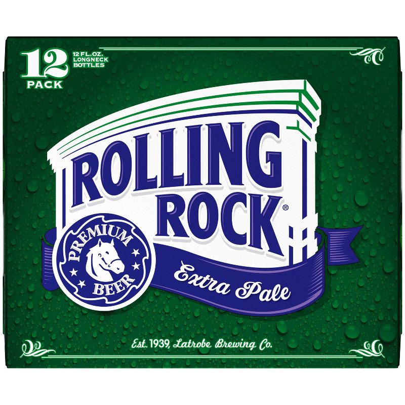 Rolling Rock Extra Pale Beer - 12pk/12 fl oz Bottles, 6 of 10