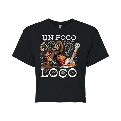 Women's - Coco - Un Poco Loco Cropped Graphic T-Shirt