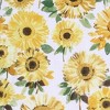 54"x14" Sunflower Print Window Valance Yellow - No. 918: Floral Kitchen Botanical Rod Pocket - 3 of 4