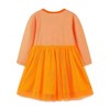 MyKids-USA Striped Embroidered Tulle Dress: Halloween Edition For Girls - 3 of 4