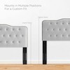 Modway Sophia Twin Headboard – Tufted Performance Velvet Upholstered Panel with Nailhead Trim - 3 of 4