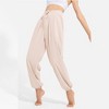 BABYYER Women's High Waisted Yoga Pants, Wide Leg Fake Drawstring Trousers, Casual Sweatpants with Pockets, Quick-Drying and Breathable - 3 of 4