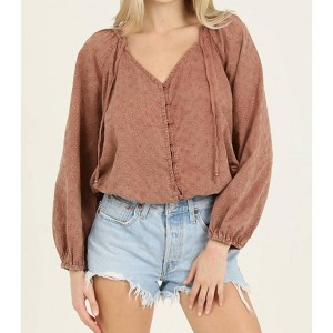 Women's Penelope Blouse - ANGIE - 1 of 3