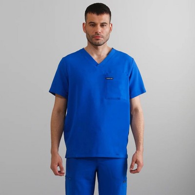 Members Only Men's Brighton V-Neck Scrub Top