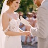 Unique Bargains His and Her Wedding Vows Books Ribbon Card 6.7x4.7 Inch 2 Pcs - 4 of 4