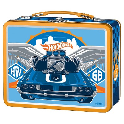 hot wheels metal lunch box