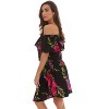 Riviera Sun Womens Floral Printed Off-Shoulder Rayon Crepe Printed Sundress for Women - image 2 of 3