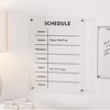 Acrylic Dry Erase Weekly Calender 19"H - 2 of 2
