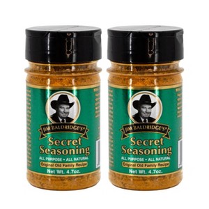 Baldridge Food Company 4.7 oz Jim Baldridge Secret Seasoning Gluten Free - Pack of 2 - 1 of 4