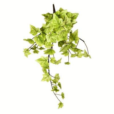 Vickerman Artificial Light Green Ivy Hanging Bush