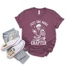 Simply Sage Market Women's One More Chapter Skeleton Short Sleeve Graphic Tee - 2 of 4