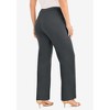 Roaman's Women's Plus Size Wide Leg Bend Over Pant - 3 of 4