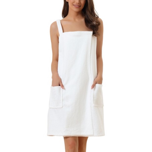 Women Body Wrap Shower Towels Dress Elasticated Beach Bath SPA Towel Robe