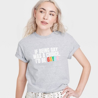 Pride Adult Gayer PHLUID Project Short Sleeve T-Shirt - Heather Gray
