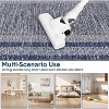 Modern Rug Thin Washable Non-Slip Geometric Border Low Pile Foldable Soft Non-Shedding Indoor Accent Carpet - 3 of 4