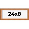 PosterPalooza | Panoramic Flat Brown Picture Frame - UV Acrylic, Foam Board Backing, Hanging Hardware - 2 of 4