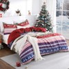 Christmas Duvet Cover King Size - Boho Christmas Holiday Reindeer Printed Duvet Cover Set, Soft and Breathable Christmas Decorations Bedding Set - 2 of 4