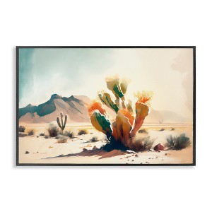 Stupell Industries Desert Dream at Sunrise Framed Giclee Art - 1 of 4