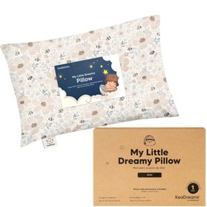 KeaBabies Mini Toddler Pillow with Pillowcase, 9x13 Small Pillow for Toddler, Soft Kids Pillow for Sleeping, Travel, Age 2-4 - 1 of 4