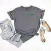Simply Sage Market Women's Embroidered Lucky Typewriter Short Sleeve Garment Dyed Tee - 3 of 3